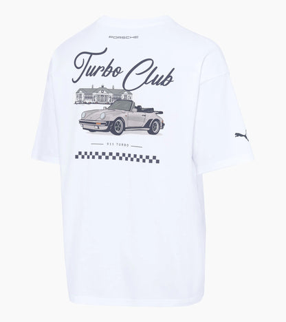 Porsche Turbo Club Back Print Graphic T-Shirt | Porsche Turbo