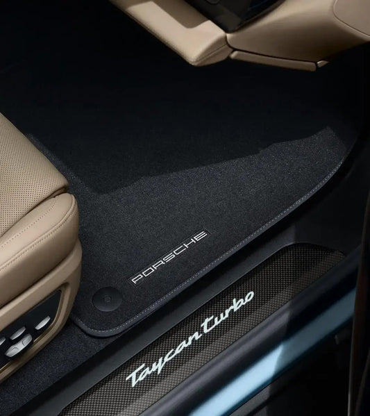 Porsche Taycan Floor Mats with Nubuk Surround