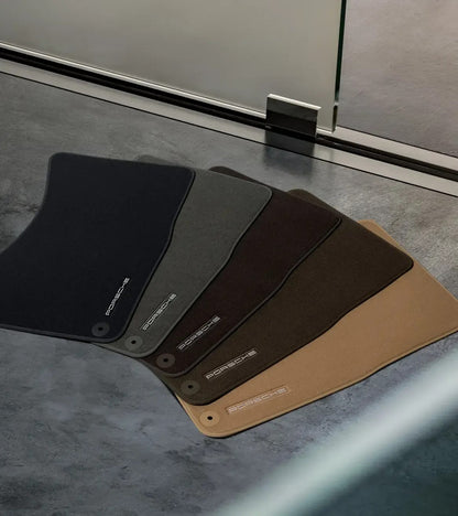 Porsche Taycan Floor Mats with Nubuk Surround