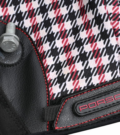 Porsche Classic Assembly Gloves in Red Pepita