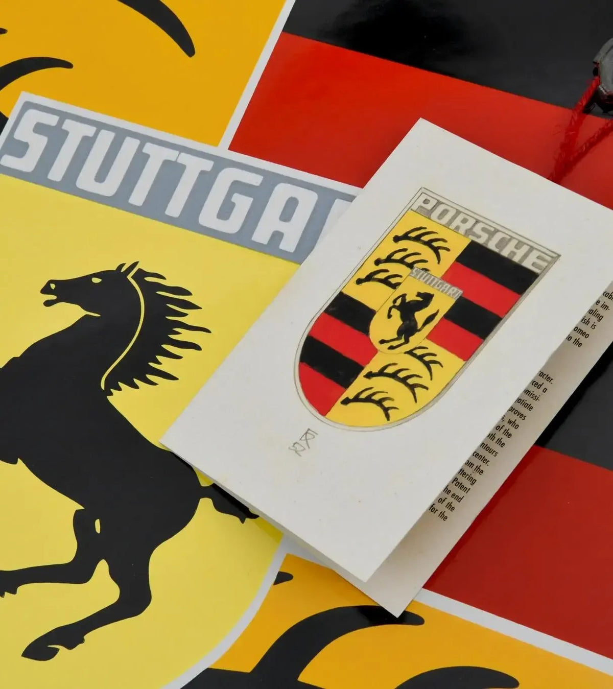 Porsche Classic Crest | Enamel Sign