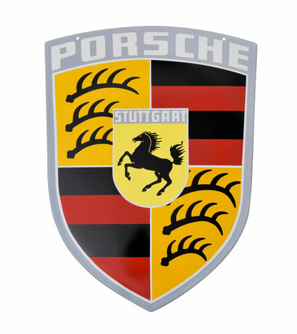Porsche Classic Crest | Enamel Sign