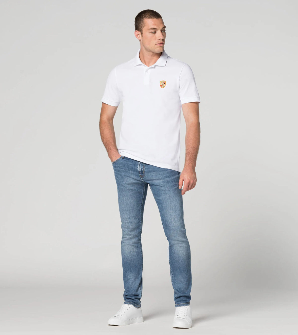 Porsche crest polo shirt | Essential