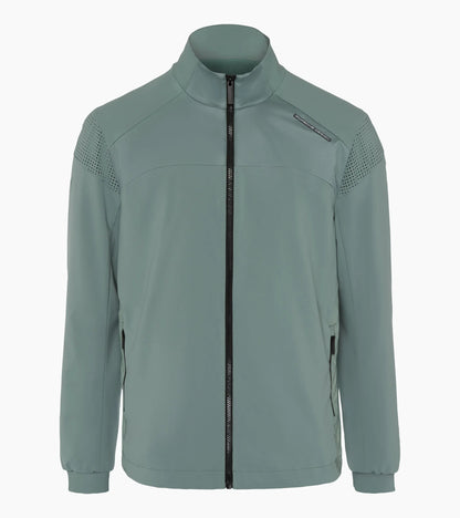 Woven tech jacket