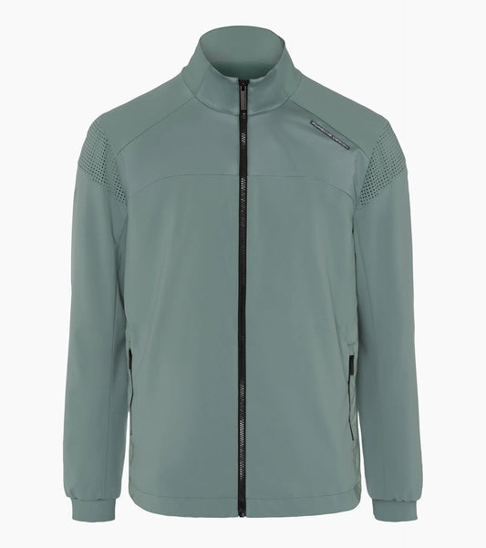 Woven tech jacket