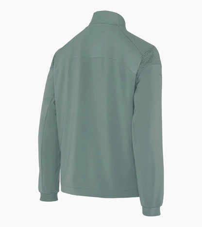 Woven tech jacket