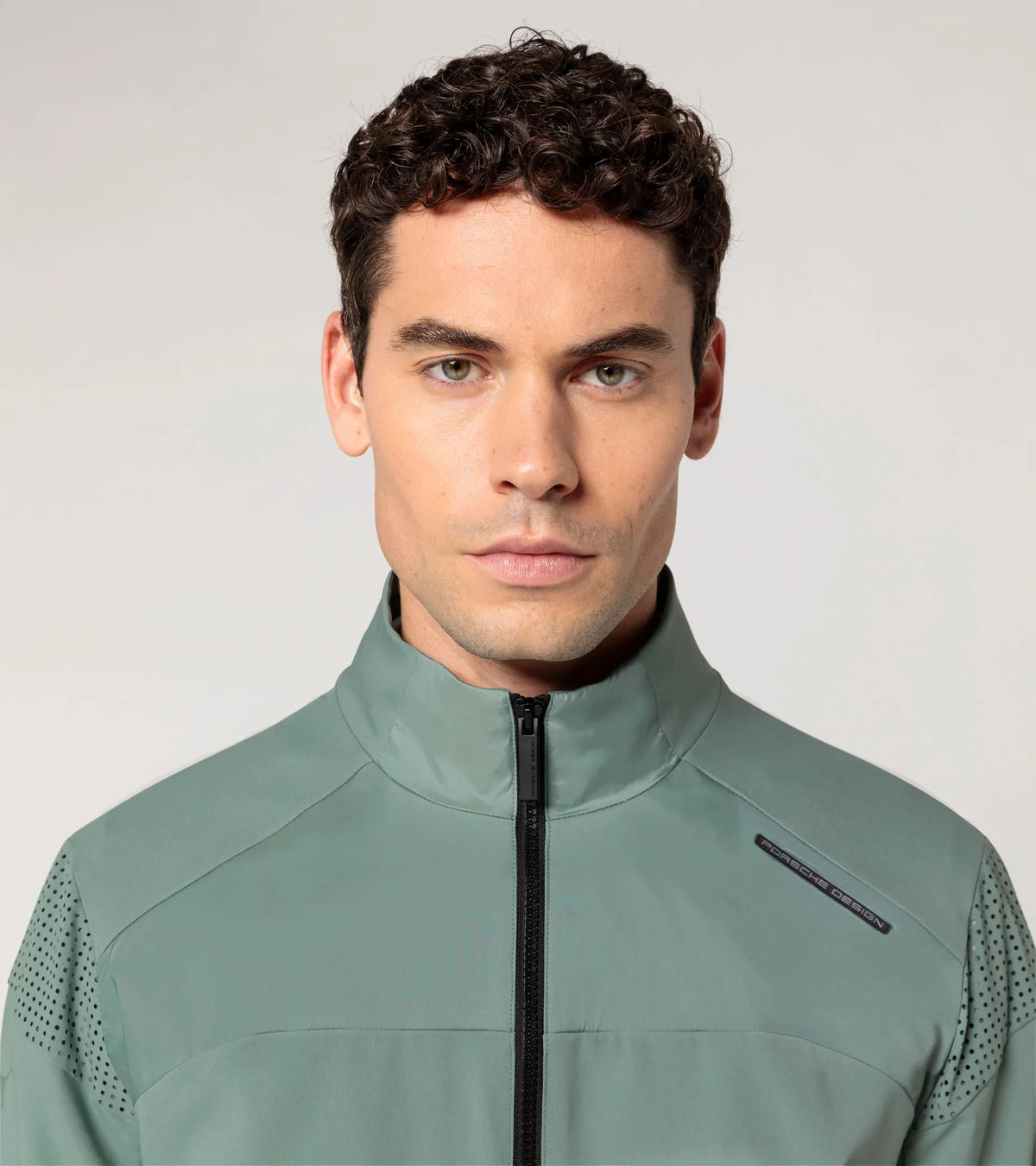 Woven tech jacket