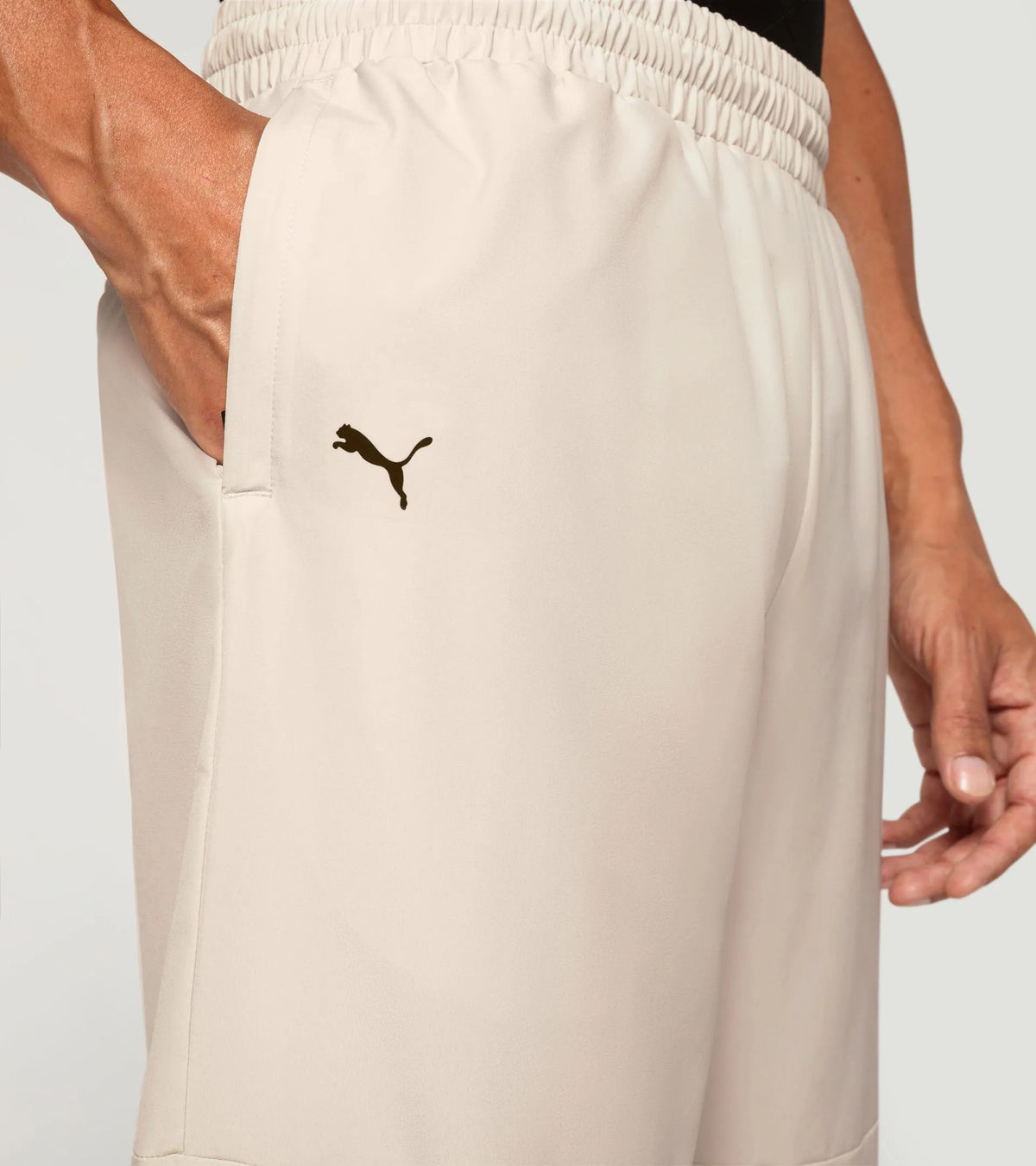 Woven tech trousers