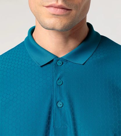 Hexagon polo shirt