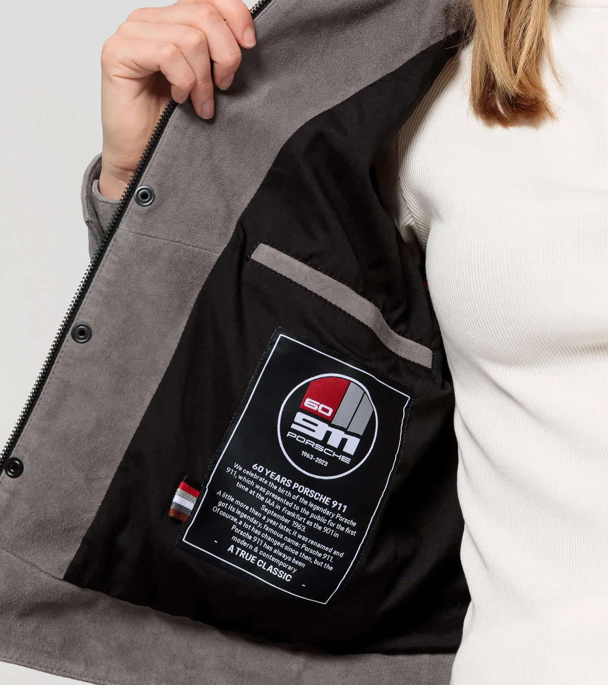 Women's leather jacket | 60Y Porsche 911 | Limited Edition