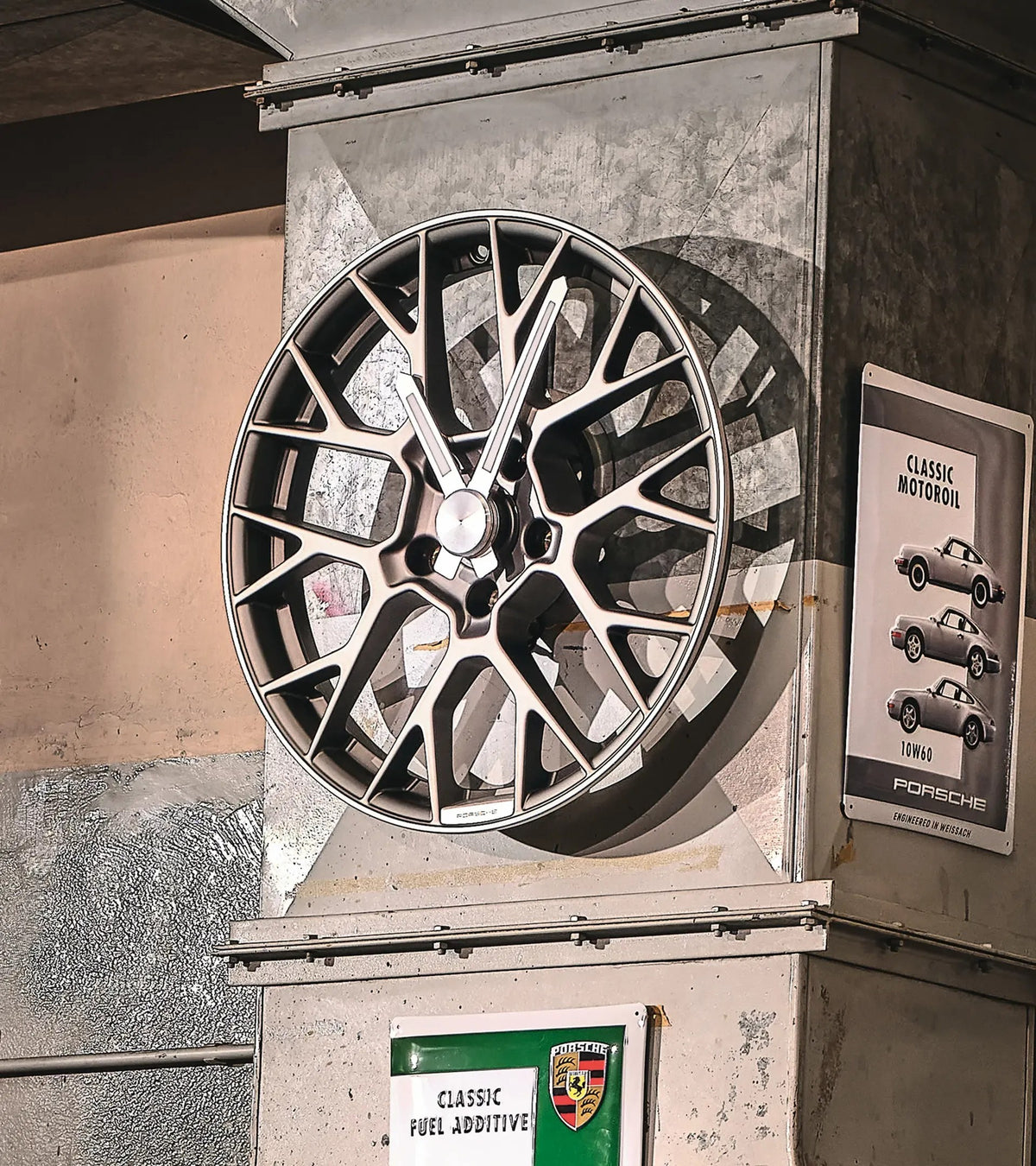 Wheel rim wall clock - Porsche Originals