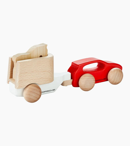 Cayenne Wooden Car with Horse Trailer
