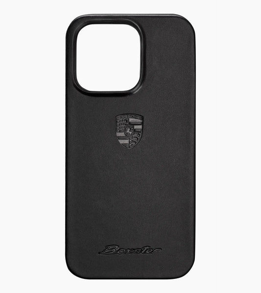 Boxter leather iPhone 14 Pro snap-on case | Essential