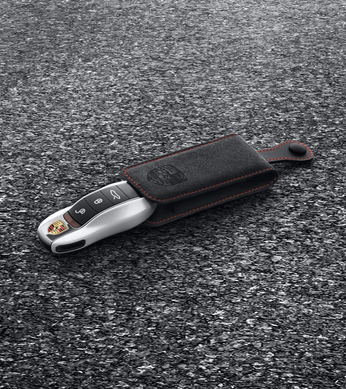 Porsche Key Pouch in Alcantara® for 718/911/Panamera/Macan/Cayenne