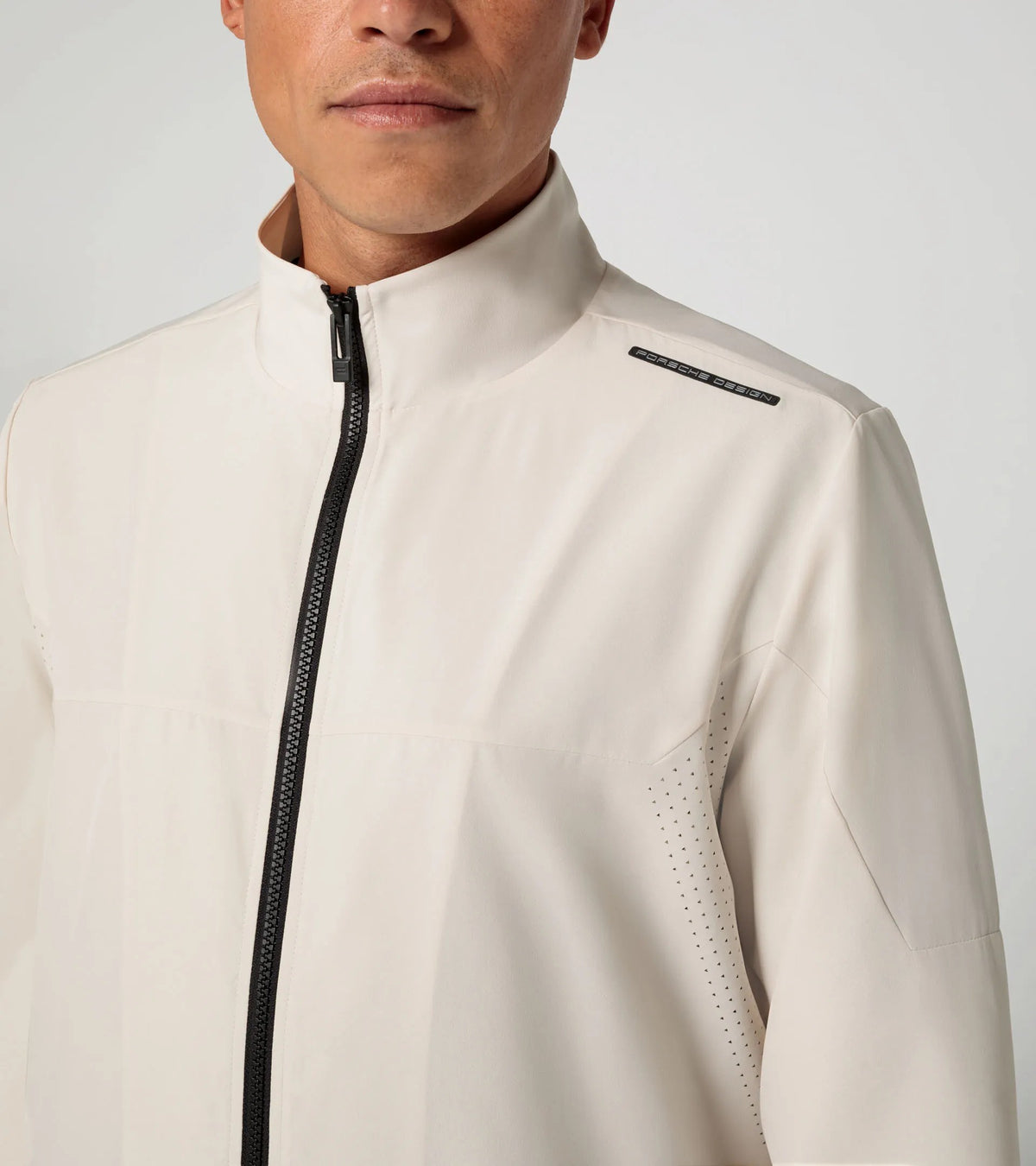 Woven tech jacket